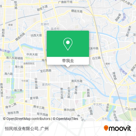 恒民纸业有限公司地图