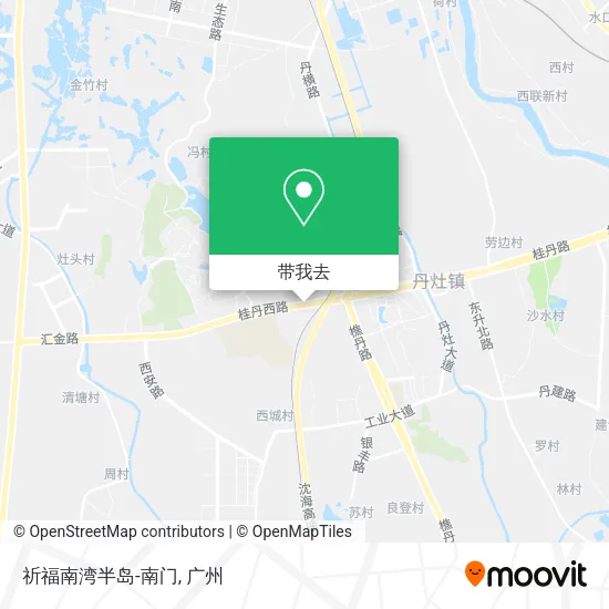 祈福南湾半岛-南门地图