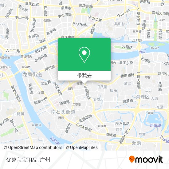 优越宝宝用品地图