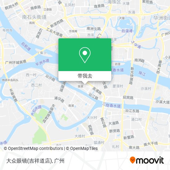 大众眼镜(吉祥道店)地图