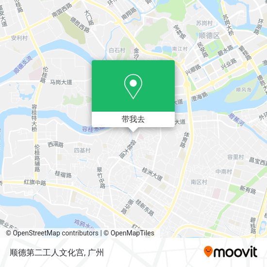 顺德第二工人文化宫地图