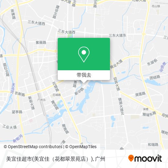 美宜佳超市(美宜佳（花都翠景苑店）)地图