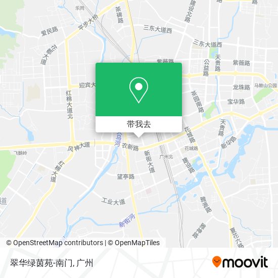 翠华绿茵苑-南门地图