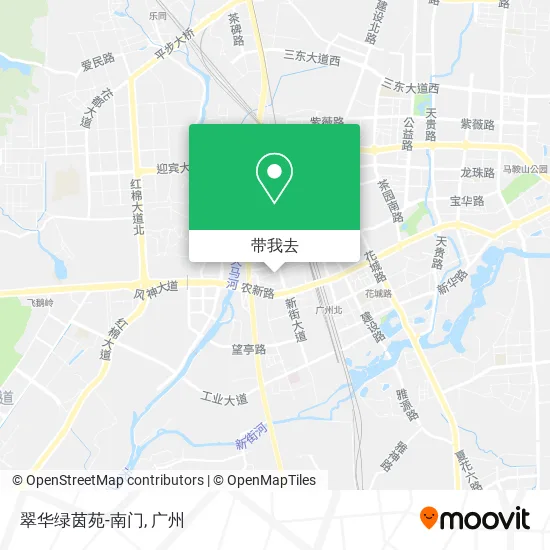 翠华绿茵苑-南门地图