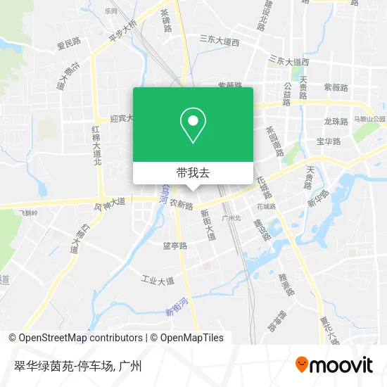 翠华绿茵苑-停车场地图