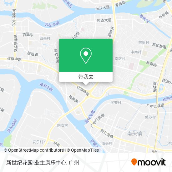 新世纪花园-业主康乐中心地图