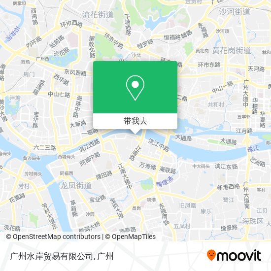 广州水岸贸易有限公司地图