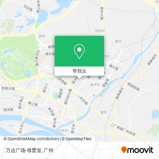 万达广场-母婴室地图