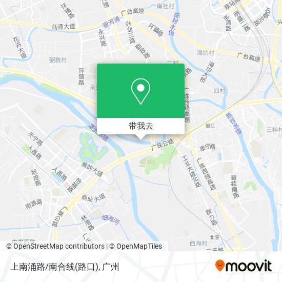 上南涌路/南合线(路口)地图