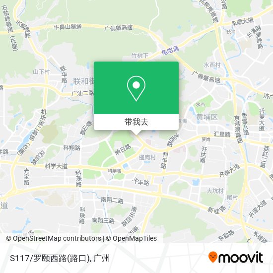 S117/罗颐西路(路口)地图