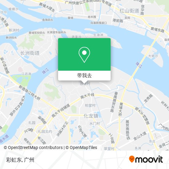 彩虹东地图