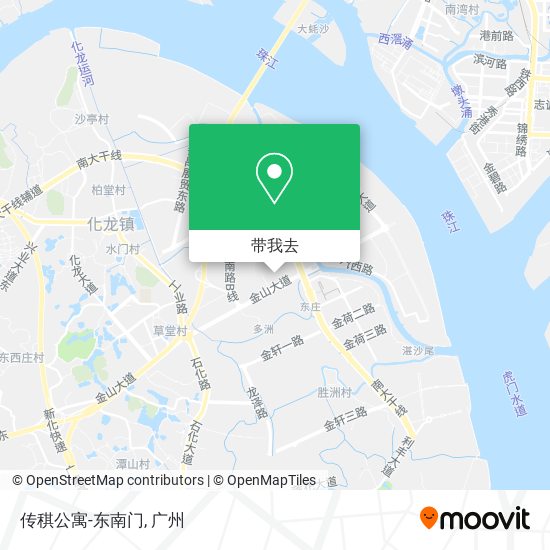 传稘公寓-东南门地图