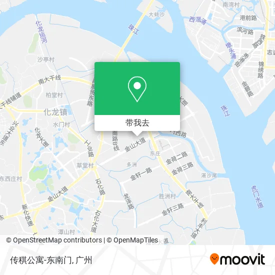 传稘公寓-东南门地图