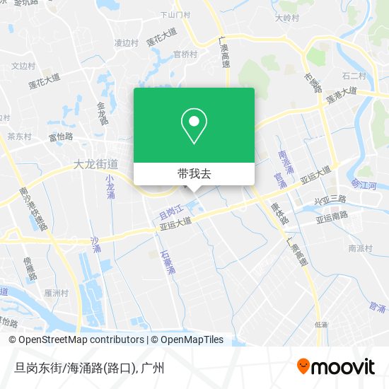 旦岗东街/海涌路(路口)地图