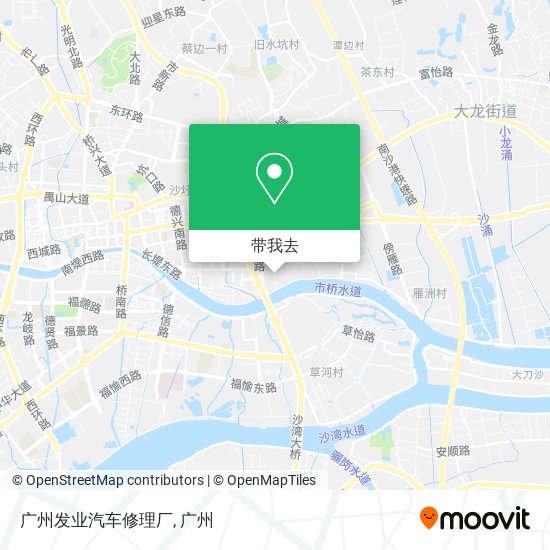 广州发业汽车修理厂地图