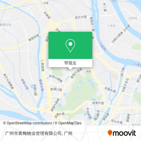 广州市黄梅物业管理有限公司地图