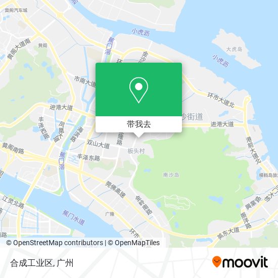 合成工业区地图