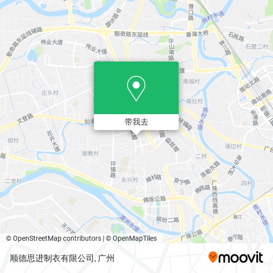 顺德思进制衣有限公司地图