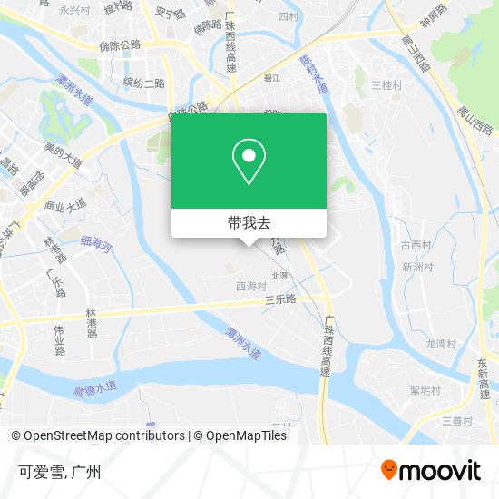 可爱雪地图