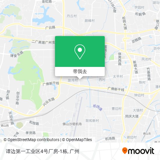 谭边第一工业区4号厂房-1栋地图