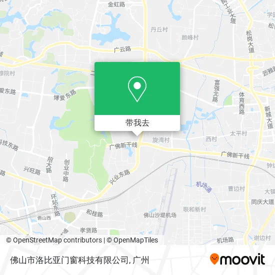 佛山市洛比亚门窗科技有限公司地图