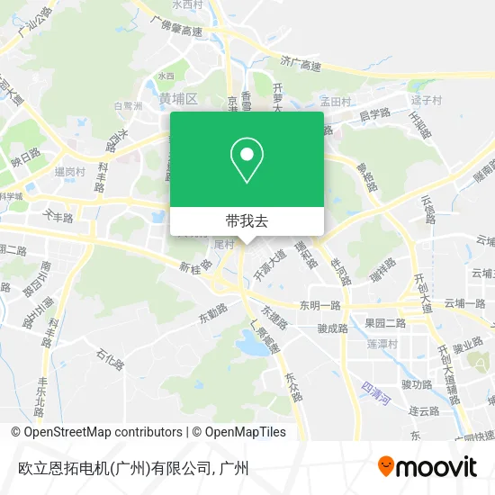 欧立恩拓电机(广州)有限公司地图