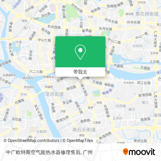 中广欧特斯空气能热水器修理售后地图