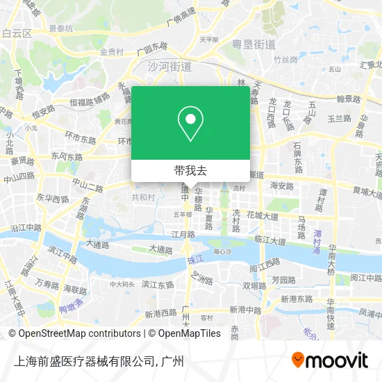 上海前盛医疗器械有限公司地图