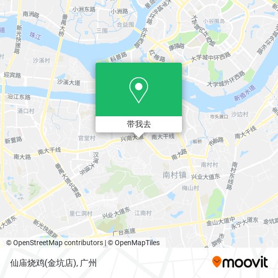 仙庙烧鸡(金坑店)地图