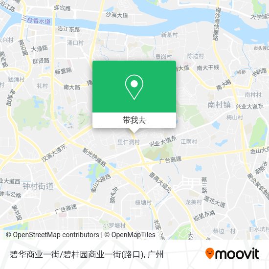 碧华商业一街/碧桂园商业一街(路口)地图