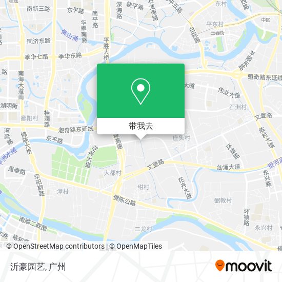 沂豪园艺地图