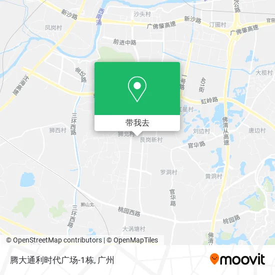 腾大通利时代广场-1栋地图