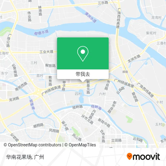 华南花果场地图