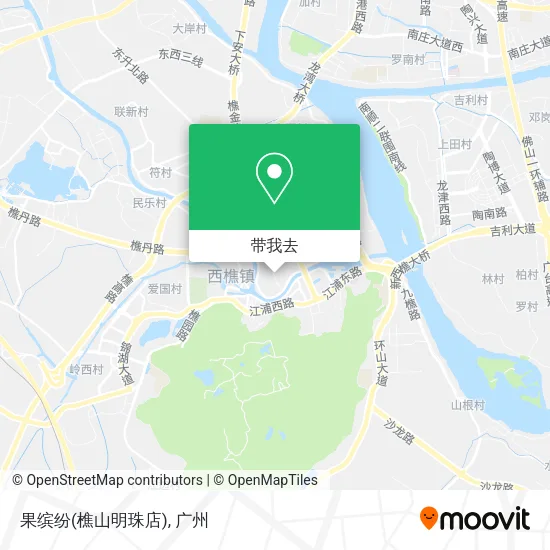 果缤纷(樵山明珠店)地图