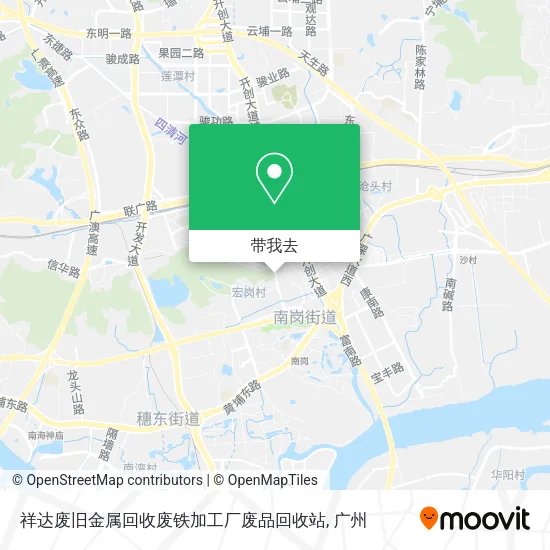 祥达废旧金属回收废铁加工厂废品回收站地图