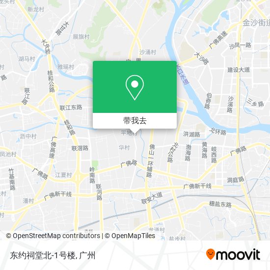 东约祠堂北-1号楼地图