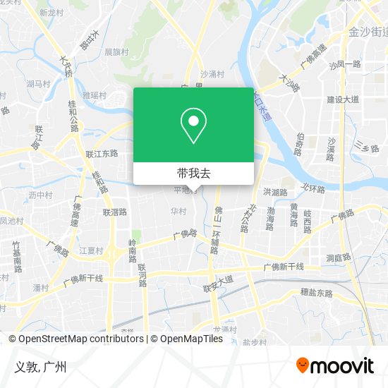 义敦地图