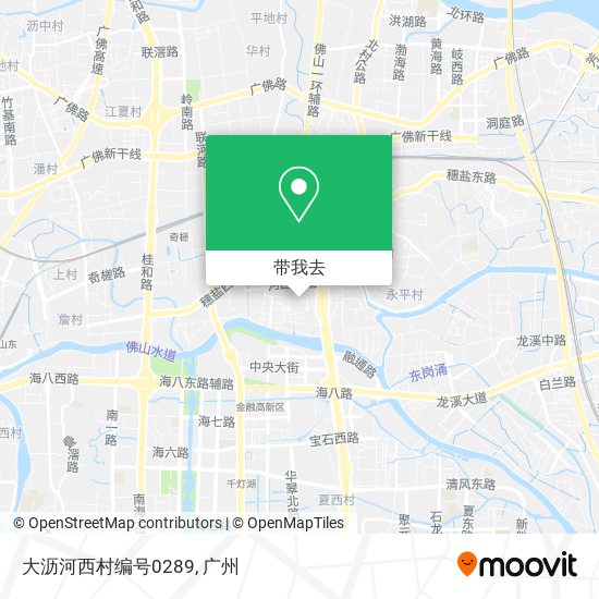 大沥河西村编号0289地图
