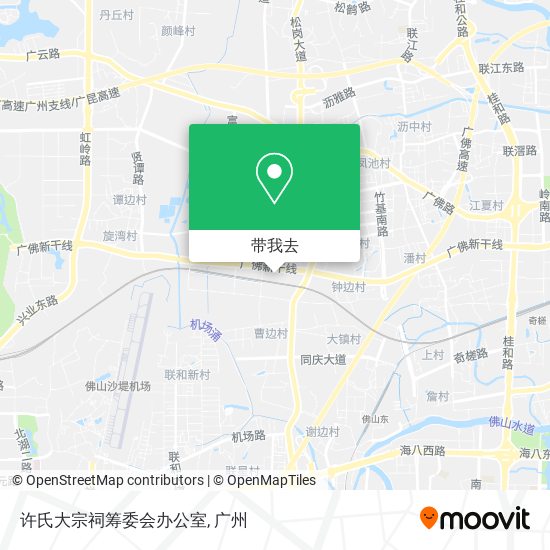 许氏大宗祠筹委会办公室地图