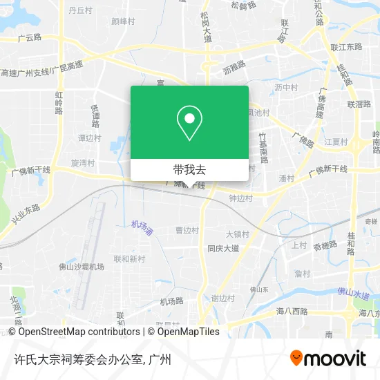 许氏大宗祠筹委会办公室地图