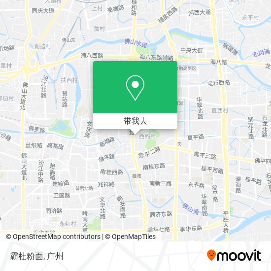 霸杜粉面地图