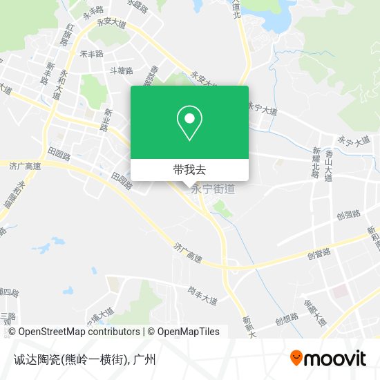 诚达陶瓷(熊岭一横街)地图