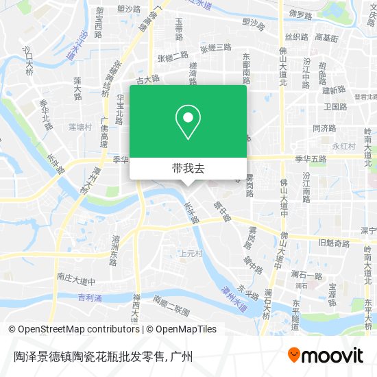 陶泽景德镇陶瓷花瓶批发零售地图