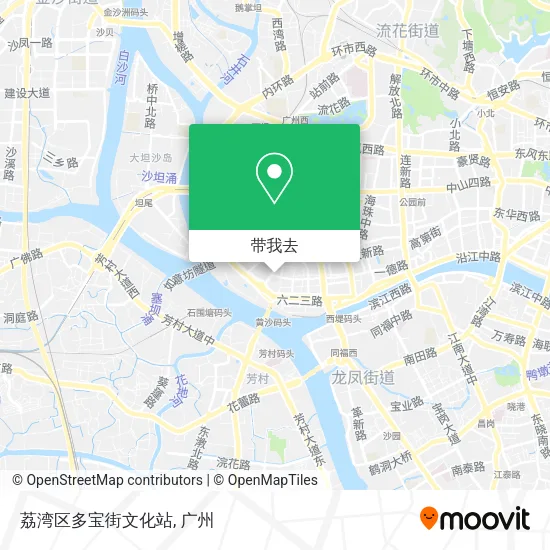 荔湾区多宝街文化站地图