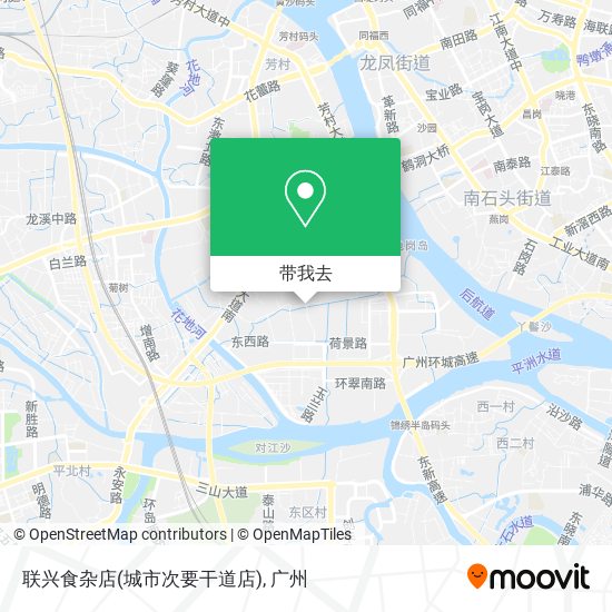 联兴食杂店(城市次要干道店)地图