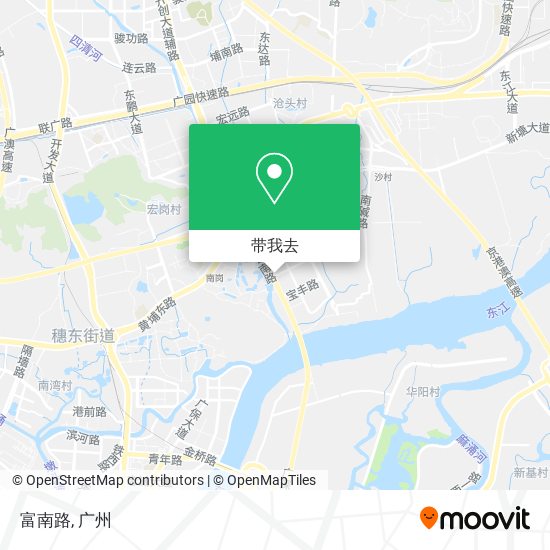 富南路地图
