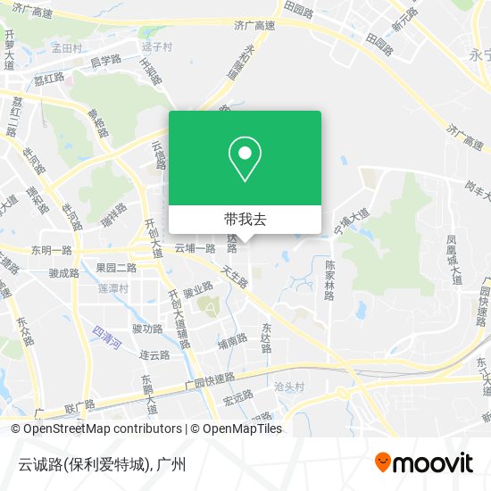 云诚路(保利爱特城)地图