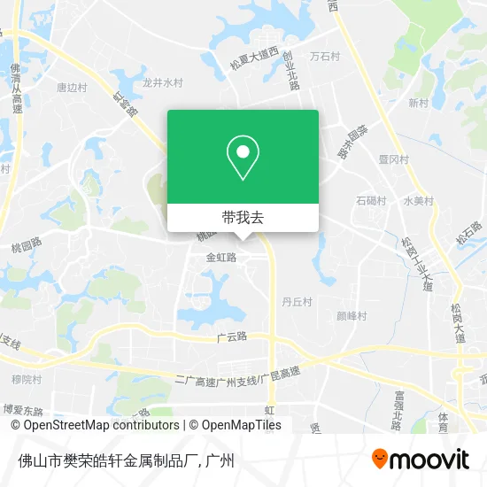 佛山市樊荣皓轩金属制品厂地图