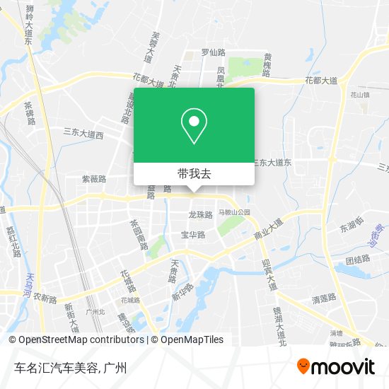 车名汇汽车美容地图