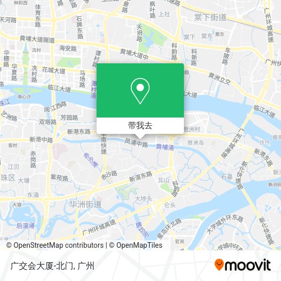 广交会大厦-北门地图
